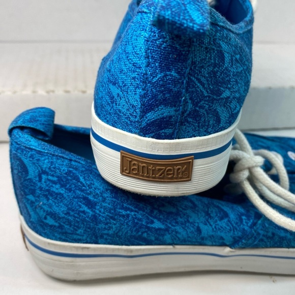 Jantzen Vintage Sneakers Boat shoe Electric Blue and White Women's Size 8 - Picture 6 of 8